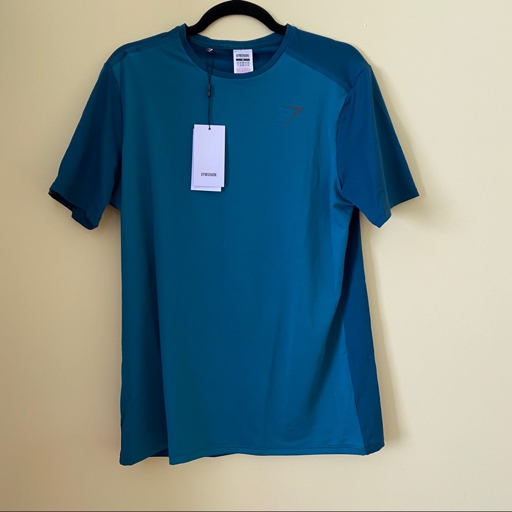 Gymshark Turquoise & Blue Workout Tee